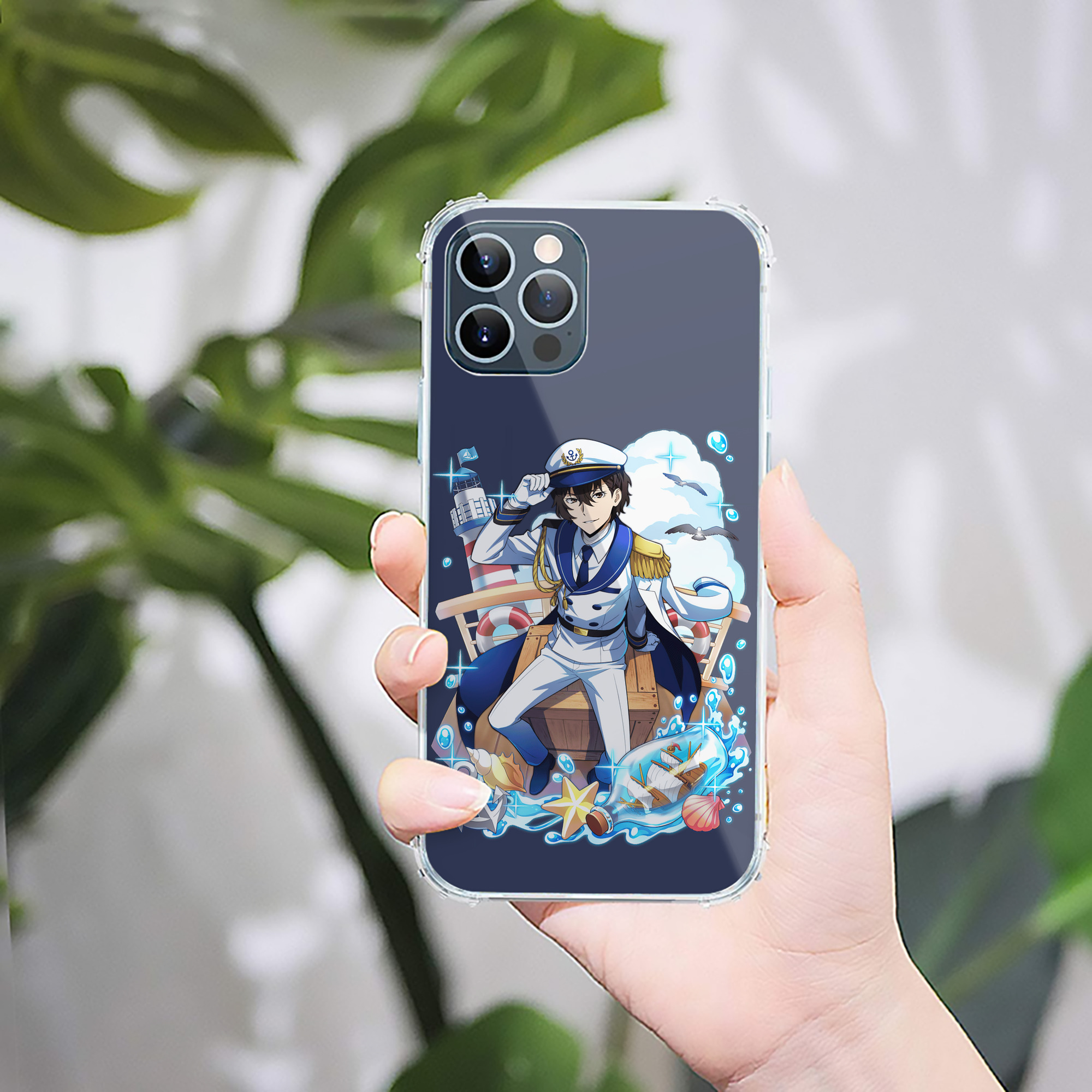 （画像用） 文豪ストレイドッグス Bungo Stray Dogs 【iPhone 12シリーズ対応】透明スマホケース（クリアソフトケース）